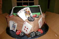 casino themed cake